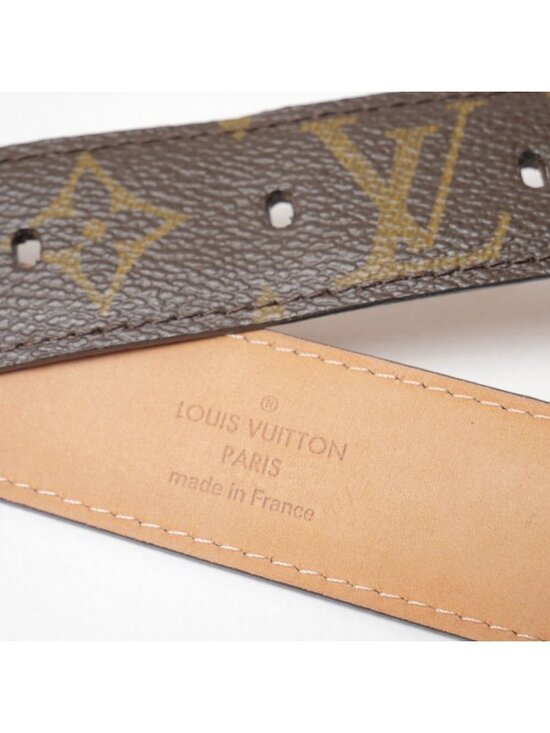 Louis Vuitton Ceinture Ellipse Belt 90 36 LV M Monogram Leather